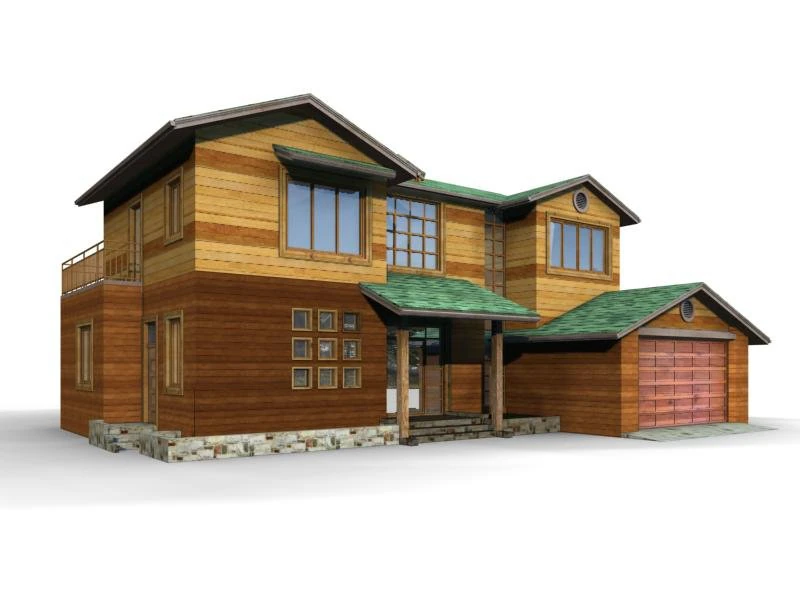 villa 041 3D Model .c4d .max .obj .3ds .fbx .stl .blend 
