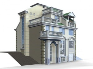 villa 043 Modelo 3D