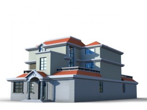villa 045 Modello 3D