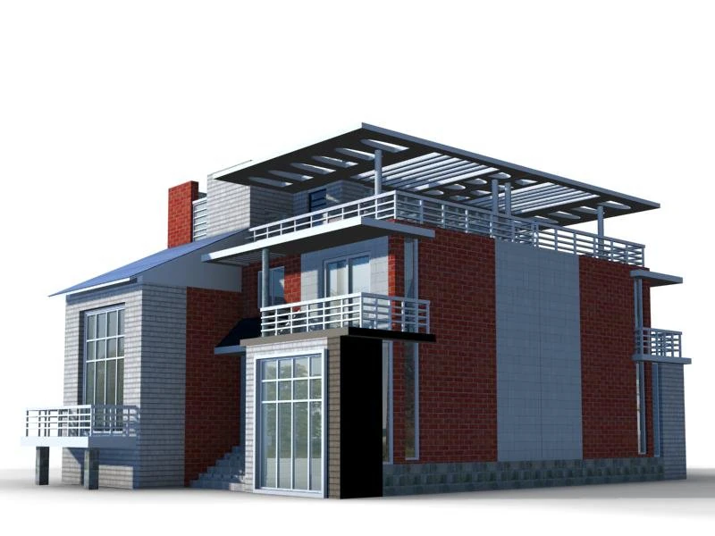 villa 049 3D Model .c4d .max .obj .3ds .fbx .stl .blend 