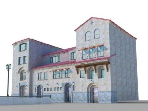 빌라 015 3D 모델