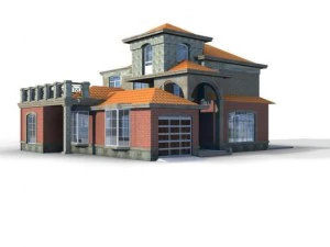 chalet 019 Modelo 3D