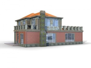 villa 019 Modello 3D