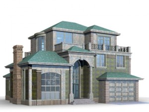 villa 020 Modello 3D