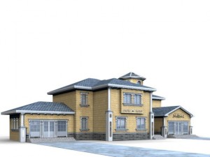 villa 033 Modello 3D