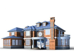 빌라 034 3D 모델