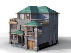 villa 035 3D 모델