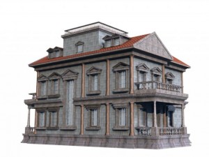 villa 054 Modèle 3D