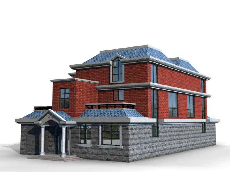 villa 059 3D Model .c4d .max .obj .3ds .fbx .stl .blend