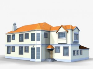 villa 065 3Dモデル