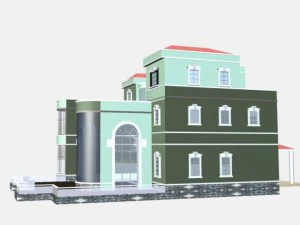 vila 068 Modelo 3D