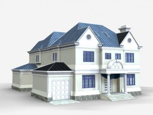 villa 070 3D 모델