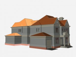 villa 074 3Dモデル