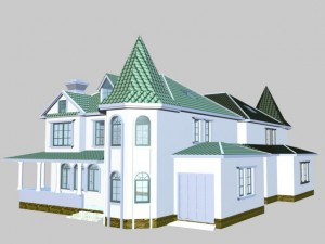 villa 076 Model 3D