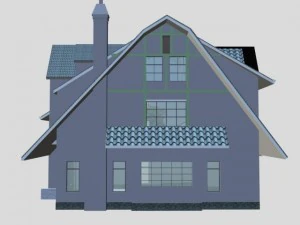 вілла 077 3D Модель