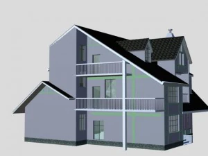 вілла 077 3D Модель