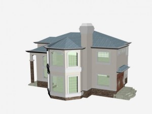 villa 083 3D 모델