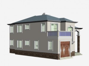villa 083 3D 모델