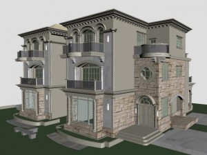 villa 085 Modèle 3D