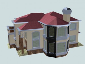 villa 091 Model 3D