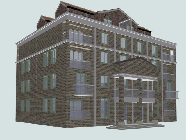 villa 092 Model 3D .c4d .max .obj .3ds .fbx .stl .blend 