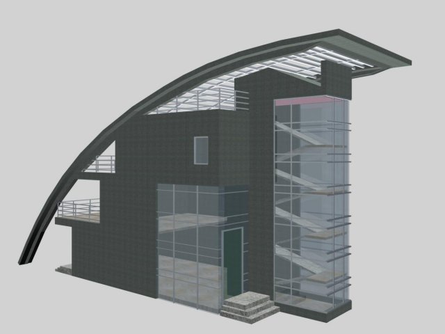 villa 095 3D Model .c4d .max .obj .3ds .fbx .stl .blend