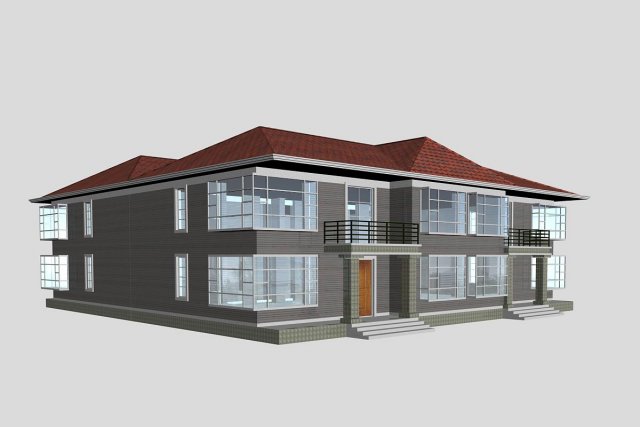 villa 098 3D 모델 .c4d .max .obj .3ds .fbx .stl .blend 
