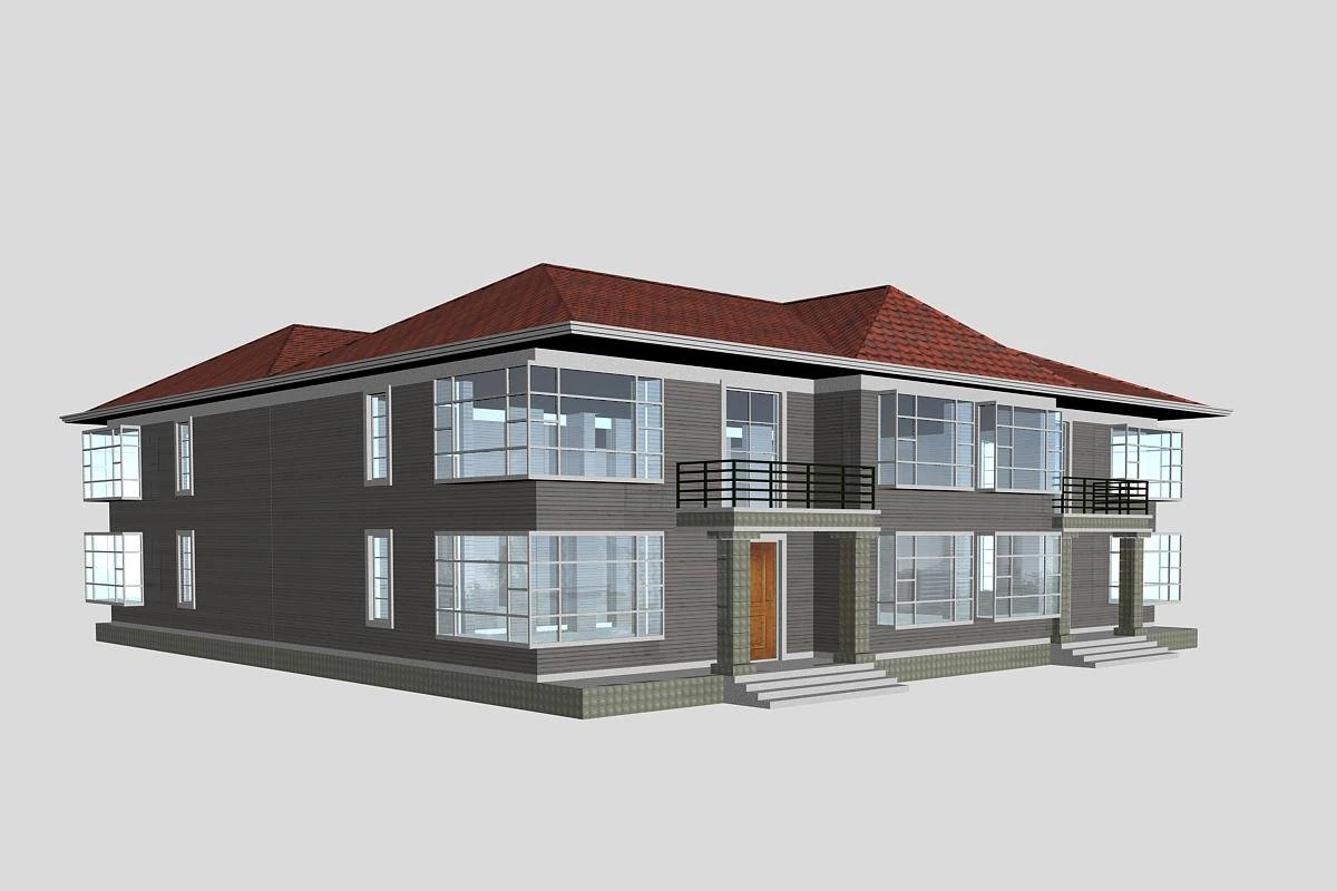 villa 098 3D Model .c4d .max .obj .3ds .fbx .stl .blend