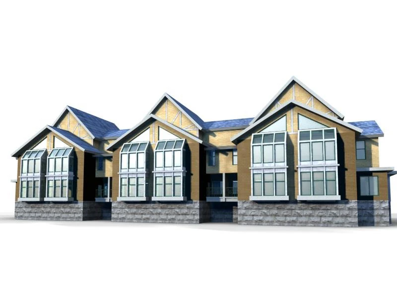 villa 100 3D Model .c4d .max .obj .3ds .fbx .stl .blend 