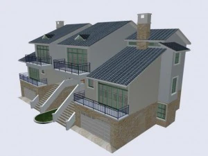 villa 101 3D Model