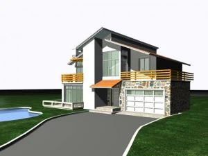Villa 102 3D Modell