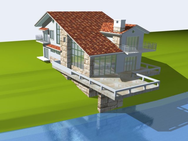 villa 103 Modèle 3D .c4d .max .obj .3ds .fbx .stl .blend 