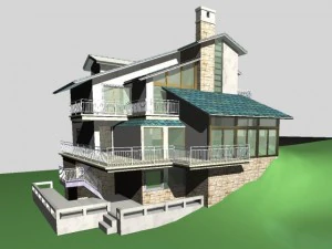 chalet 104 Modelo 3D