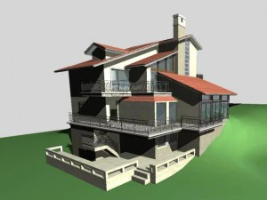 villa 105 3D Model