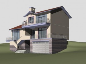 villa 110 Modèle 3D