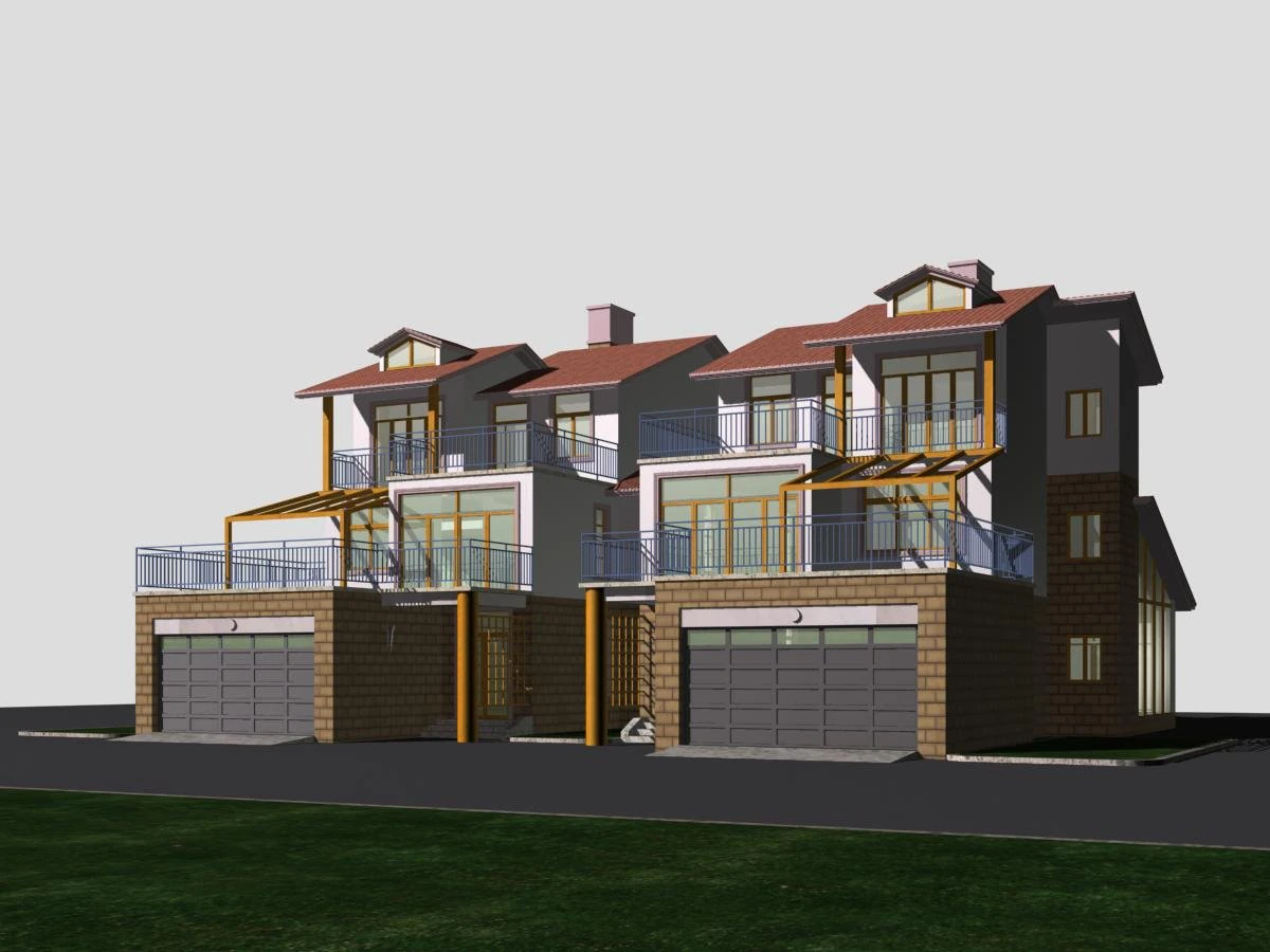 villa 113 3D Model .c4d .max .obj .3ds .fbx .stl .blend 