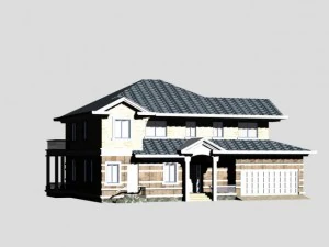 villa 117 3D Model