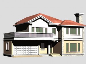 villa 125 3D Model