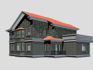 빌라 128 3D 모델