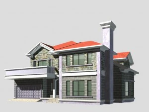 villa 128 3D Model