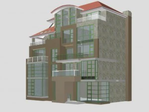 villa 129 3D Model