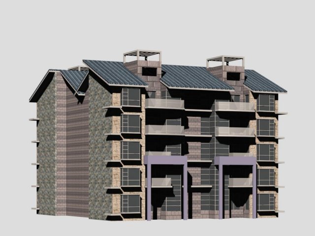 villa 134 Modelo 3D .c4d .max .obj .3ds .fbx .stl .blend