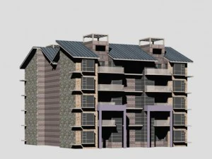 别墅 134 3D 模型