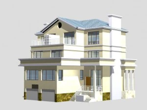 ヴィラ 135 3Dモデル