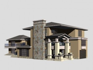 villa 137 Modello 3D