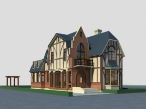 빌라 142 3D 모델