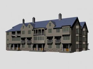 빌라 148 3D 모델