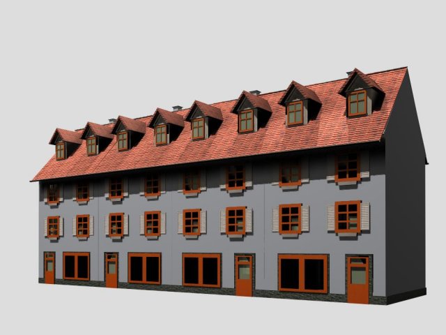 villa 151 3D-Modell .c4d .max .obj .3ds .fbx .stl .blend 