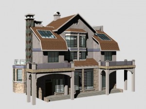 villa 168 Modèle 3D