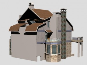 villa 168 Modèle 3D